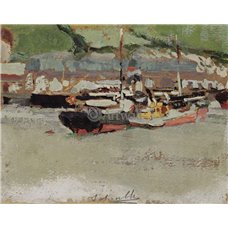 Картина на холсте по фото Модульные картины Печать портретов на холсте Лодки в гавани