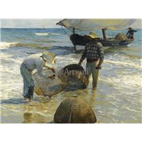 Портреты картины репродукции на заказ - Рыбаки из Валенсии