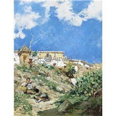 Картина на холсте по фото Модульные картины Печать портретов на холсте Пейзаж в Сагунто, Валенсия