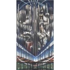 Картина на холсте по фото Модульные картины Печать портретов на холсте Голос Нью Йорка - небоскребы