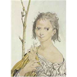 Девушка с перевязанным пальцем