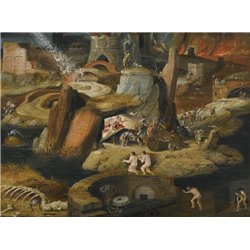 Аноним «Мучения ада» - Модульная картины, Репродукции, Декоративные панно, Декор стен