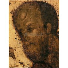 Картина на холсте по фото Модульные картины Печать портретов на холсте Апостол Павел из деисусного чина собора. деталь1