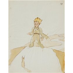 Иллюстрация к Маленькому принцу - Модульная картины, Репродукции, Декоративные панно, Декор стен