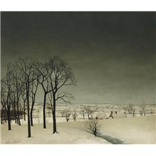 Картина на холсте по фото Модульные картины Печать портретов на холсте Вид на Тайгем зимой