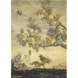 Яблочная фея - Модульная картины, Репродукции, Декоративные панно, Декор стен