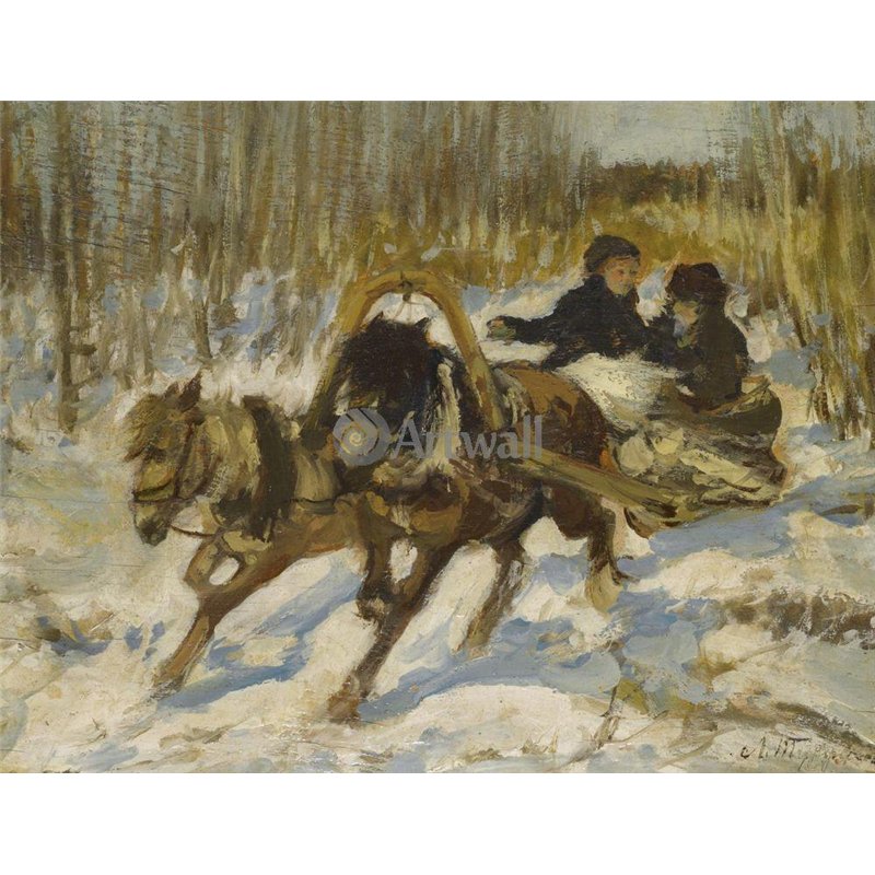 Катание на санях
