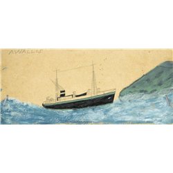 Корабль в море