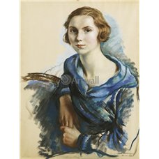Картина на холсте по фото Модульные картины Печать портретов на холсте Портрет Марианны де Броувер