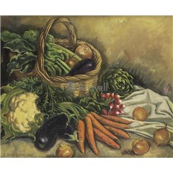 Натюрморт с овощами - Модульная картины, Репродукции, Декоративные панно, Декор стен