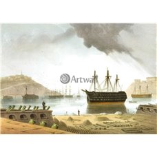 Картина на холсте по фото Модульные картины Печать портретов на холсте Арсенальная гавань или военный порт
