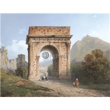 Картина на холсте по фото Модульные картины Печать портретов на холсте Арка Августа в Сузах, Италия
