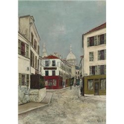 Улица Норвинс на Монмартре