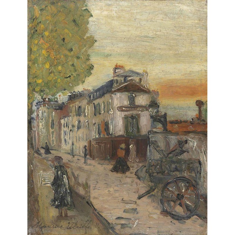 Улица Норвинс и улица Лепик на Монмартре