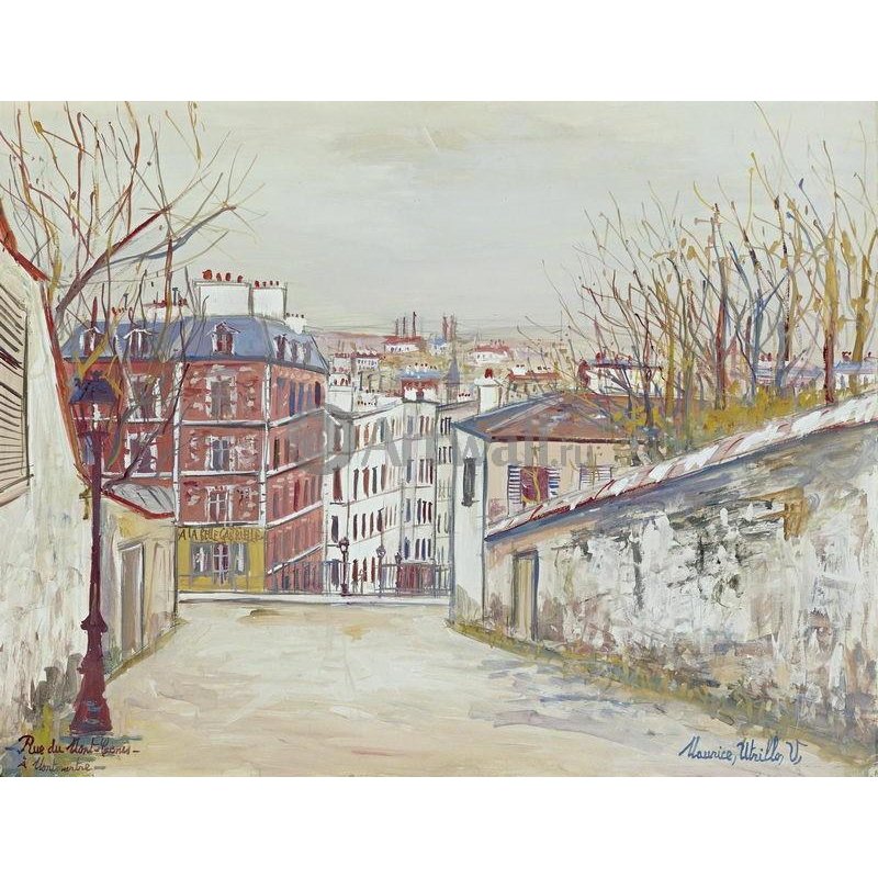 Улица Мон Жени на Монмартре