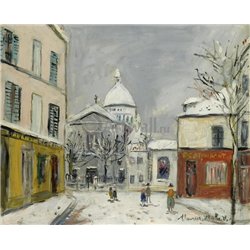 Сакре Кер под снегом