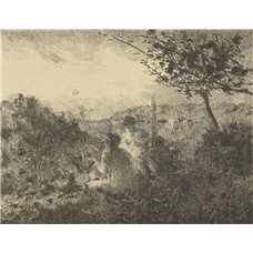 Картина на холсте по фото Модульные картины Печать портретов на холсте Две женищины на фоне Иль де Франс