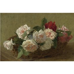 Корзина с розами