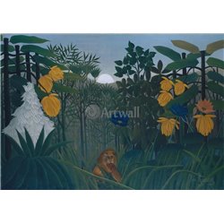 Трапеза льва - Модульная картины, Репродукции, Декоративные панно, Декор стен
