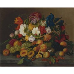 Цветы и фрукты - Модульная картины, Репродукции, Декоративные панно, Декор стен