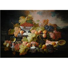 Картина на холсте по фото Модульные картины Печать портретов на холсте Натюрморт с фруктами в пейзаже