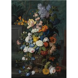 Букет садовых и полевых цветов - Модульная картины, Репродукции, Декоративные панно, Декор стен