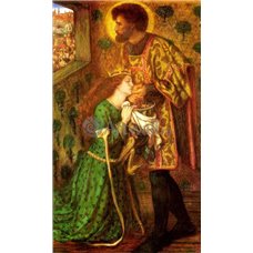Картина на холсте по фото Модульные картины Печать портретов на холсте Св. Георгий и принцесса Сабра