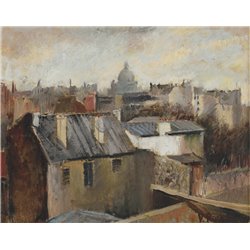 Парижские крыши - Модульная картины, Репродукции, Декоративные панно, Декор стен