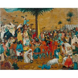 Бегство в Египет - Модульная картины, Репродукции, Декоративные панно, Декор стен