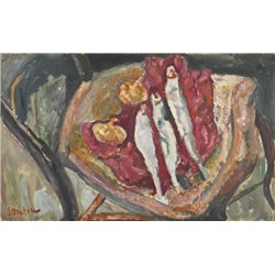 Натюрморт с селедкой и луком