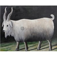 Портреты картины репродукции на заказ - Белый козел