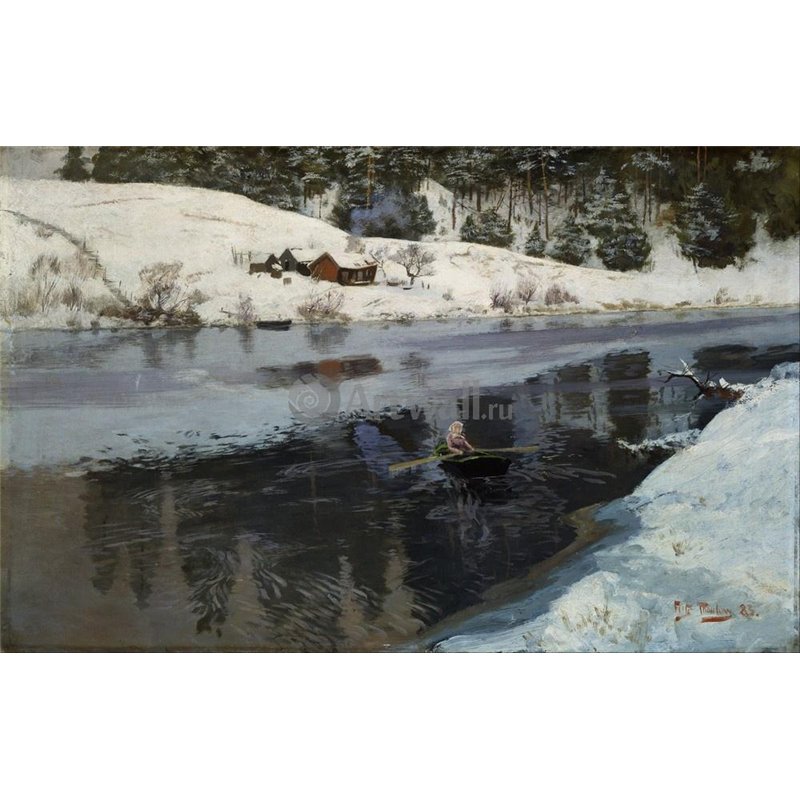Река Симоа зимой