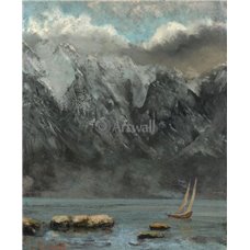 Картина на холсте по фото Модульные картины Печать портретов на холсте Берега Женевского озера