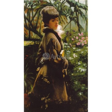 В зеленом