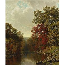 Картина на холсте по фото Модульные картины Печать портретов на холсте Браун Уильям «Осень»