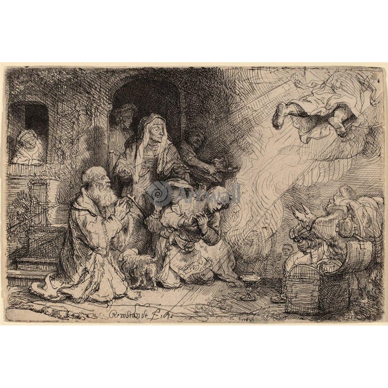 Ангел покидает семейство Товии