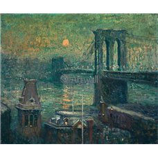 Картина на холсте по фото Модульные картины Печать портретов на холсте Бруклинский мост
