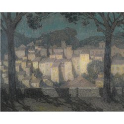 Деревья в лунном свете