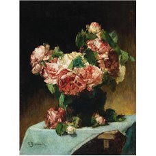 Картина на холсте по фото Модульные картины Печать портретов на холсте Букет роз в вазе