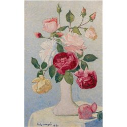 Букет роз - Модульная картины, Репродукции, Декоративные панно, Декор стен