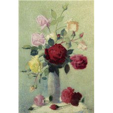 Картина на холсте по фото Модульные картины Печать портретов на холсте Букет роз