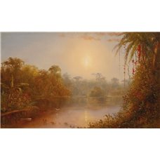 Картина на холсте по фото Модульные картины Печать портретов на холсте Буш Нортон «Река в тропиках»