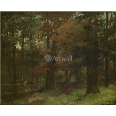 Картина на холсте по фото Модульные картины Печать портретов на холсте В лесу