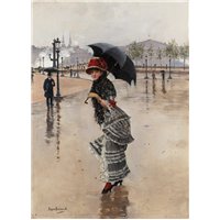 В дождливый день на площади Конкорд