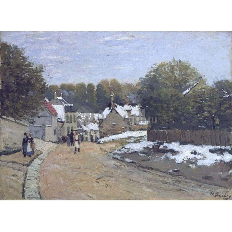 Ранний снег в Лувесьенне
