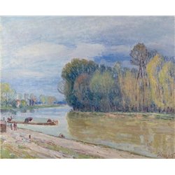 Канал Луан утром, весна