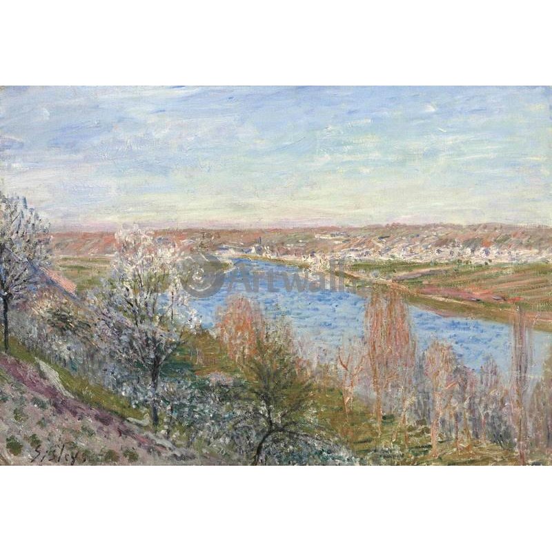 Деревня в Шампане, восход