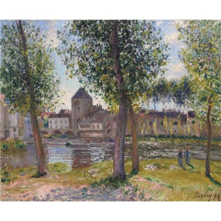 Тополя в Море-на-Луане после полудня, август