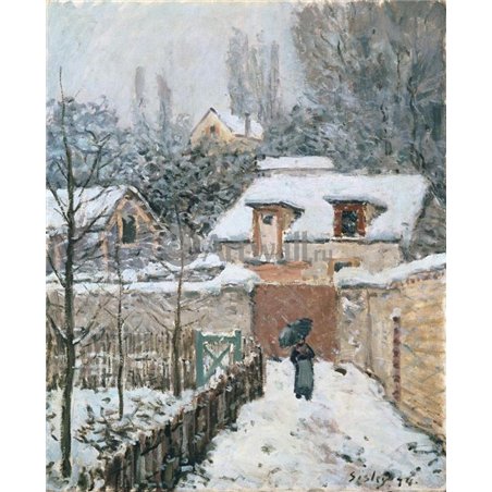 Снег в Лувесьенне