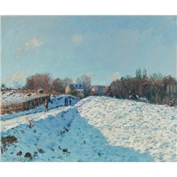 Снег в Лувесьенне